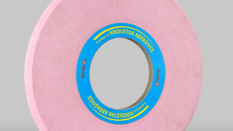 Pink Aluminum Oxide Grinding Wheel Available in- Hindustan Abrasives