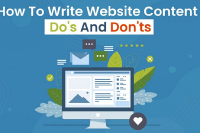 How to write website content: Do's and Don’ts?