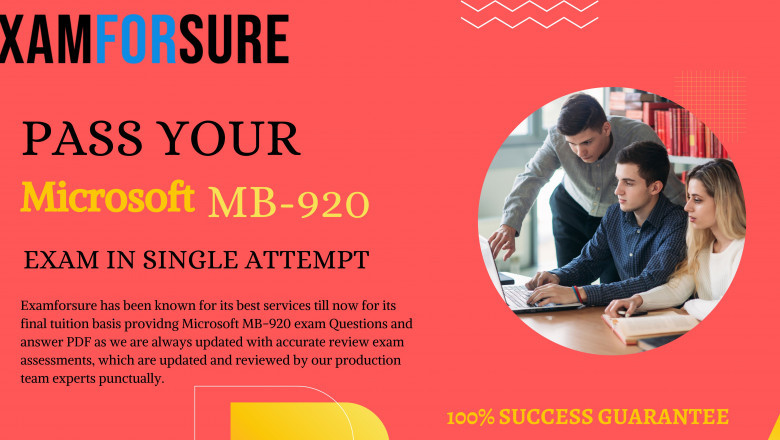 Pass Microsoft MB-920 Exam in First Attempt Guaranteed!
