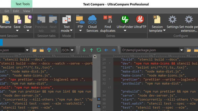 Compare Files, Folders, Text | UltraCompare