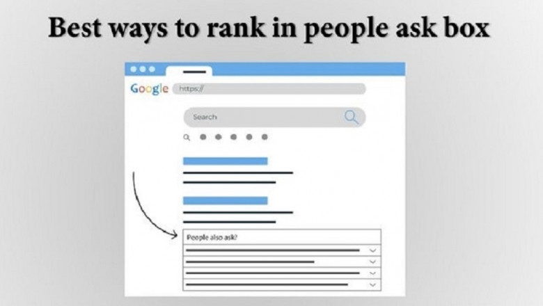 What are the best ways to get a high ranking in the "People Also Ask" box?