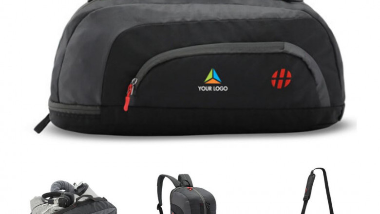 Custom Personalised Harissons Jake Gym Bag with Logo Printed