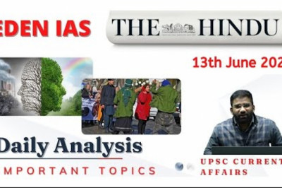 The Hindu Editorial Analysis 13th June 2022 By Jithin Lal Sir