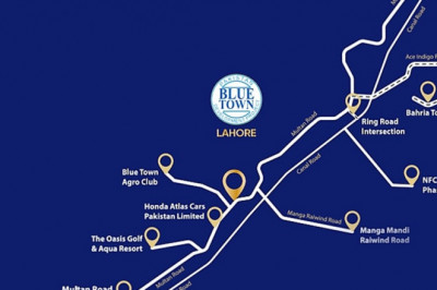 Residential Plots for Sale in Blue Town Sapphire Lahore | Sapphire Properties