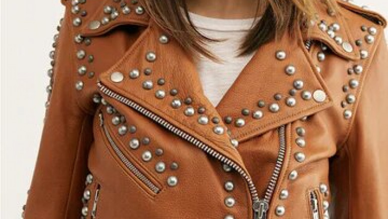 BEST BIKER STYLE STUDDED LEATHER JACKETS FOR WOMEN