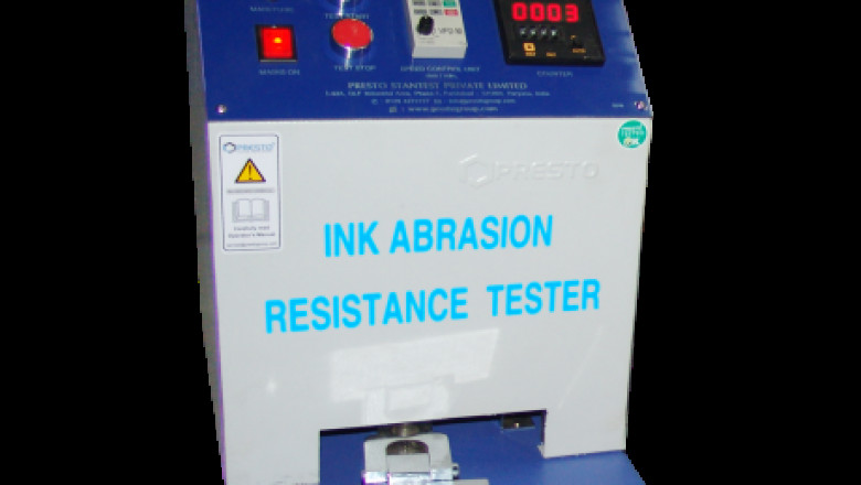 Ink Abrasion Resistance Tester Manufacturer & Supplier in India