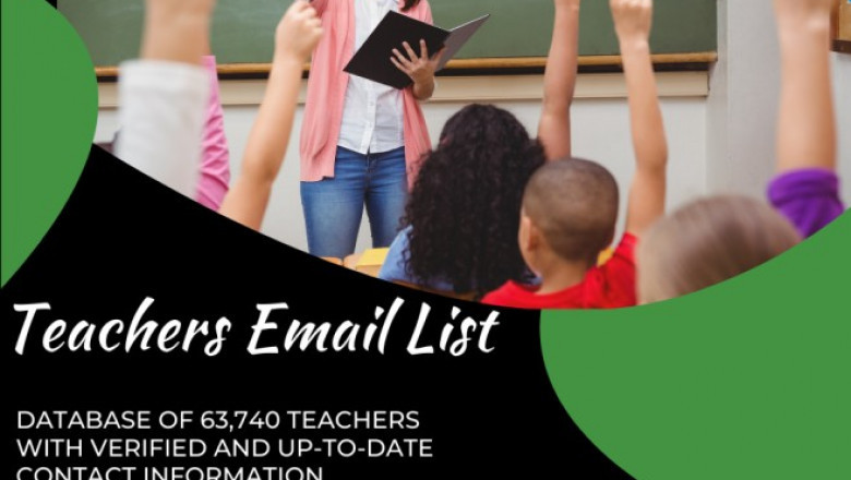 Teachers Email List | 100% Verified Teachers Email Address