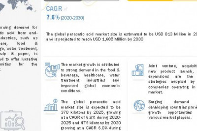 Peracetic Acid Market Share Analysis, Future Growth and Global Industry Trends- Exclusive Report by MarketsandMarkets™