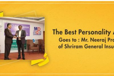 THE BEST PERSONALITY AWARD GOES TO; MR. NEERAJ PRAKASH OF SHRIRAM GENERAL INSURANCE