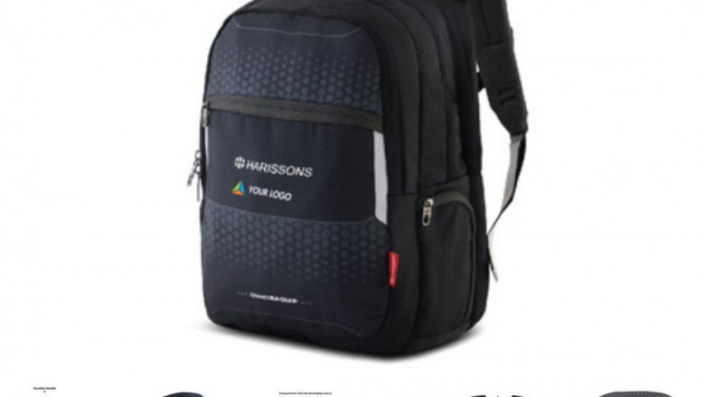 Buy Personalised Harissons Speckle Everyday Commuter Laptop Backpack