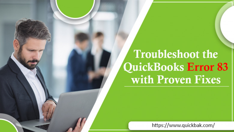 What Causes Quickbooks Error 83, And How Do You Resolve It?