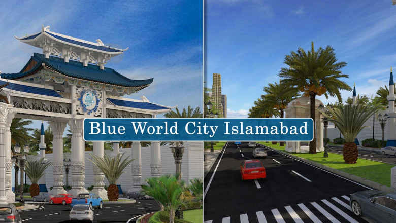 Where is Blue World City General Block located precisely? | Sapphire Properties