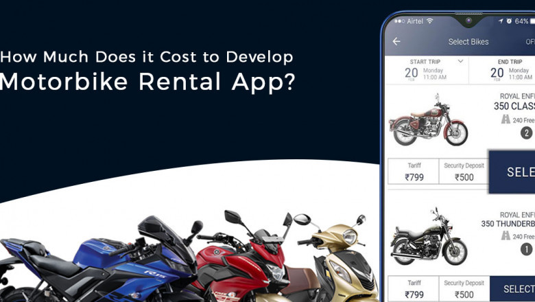 how much does it cost to build an motorbike rental app