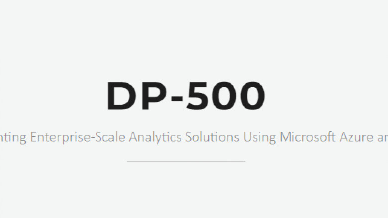 Microsoft Azure Enterprise Data Analyst Associate DP-500 dumps