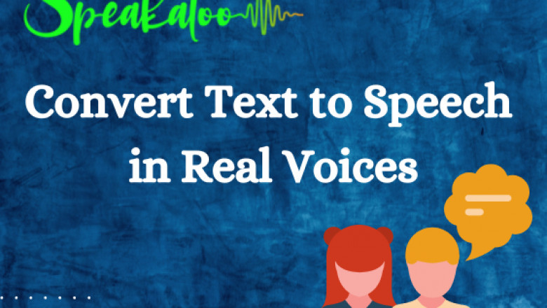 Convert Text to Speech in Real Voices