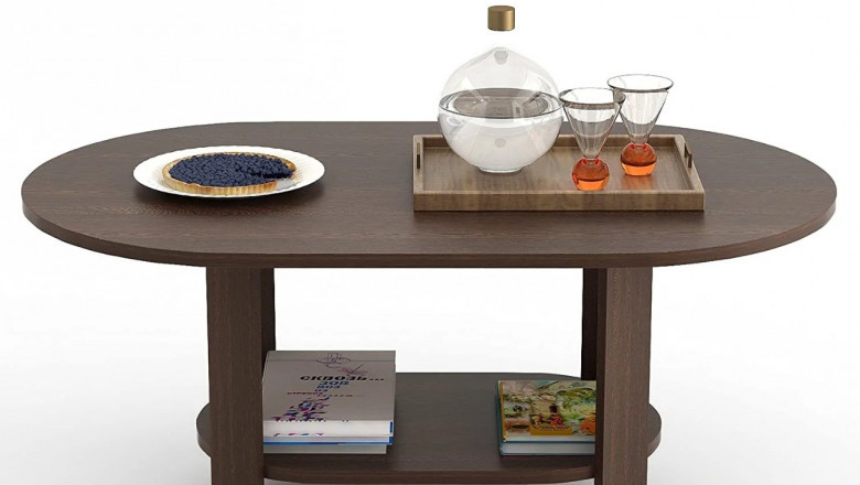 Coffee Table, Center Table, Side Tables For Living Room, Centre Table For Living Room, Round Coffee Table, Glass Center Table! | Furniture Online