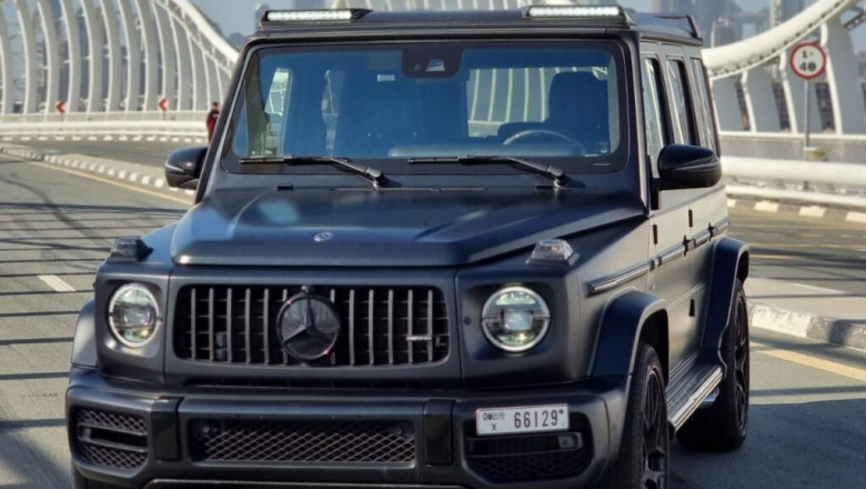 Rent a Mercedes G63 Matte Black in Dubai, UAE