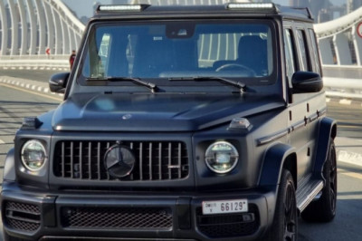 Rent a Mercedes G63 Matte Black in Dubai, UAE