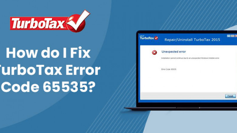 How To Fix TurboTax Error Code 65535?