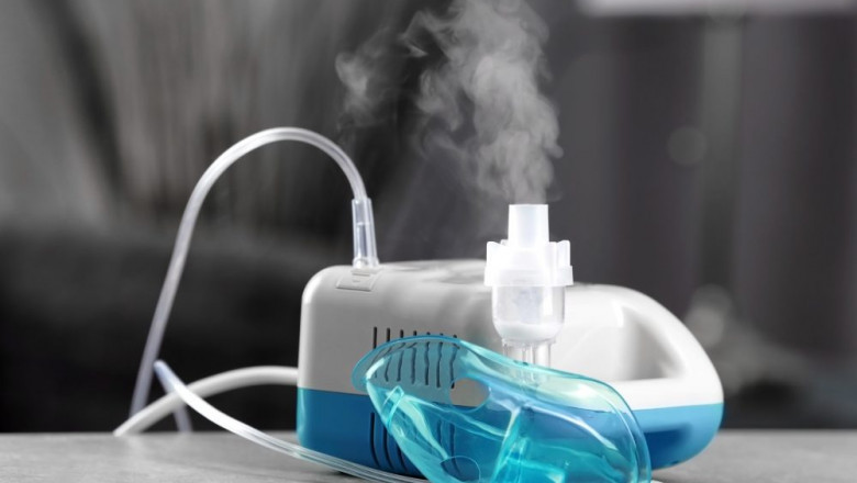 A nebulizers turns medication into a mist that can be inhaled