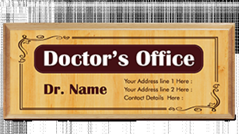 Name Plates that Alter The overall Look
