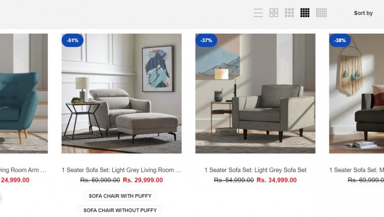 One Seater Sofa, 1 Seater Sofa, 1 Seater Recliner Sofa, One Seater Sofa Chair | Furniture Online