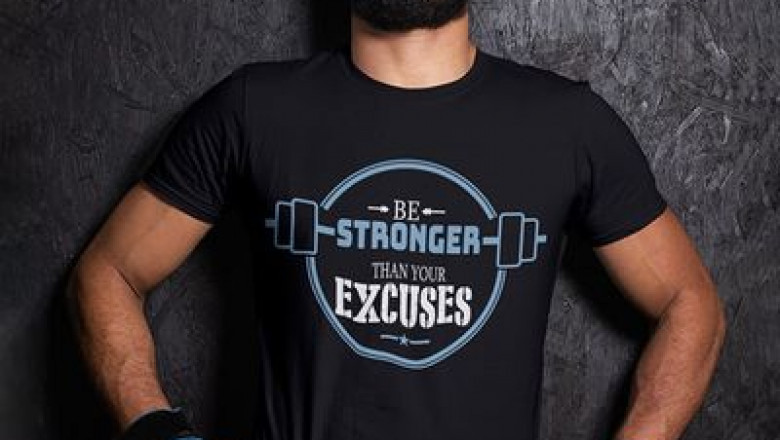 The Ready, Get-Set Motivational Gym T Shirt for Men: Shop Online