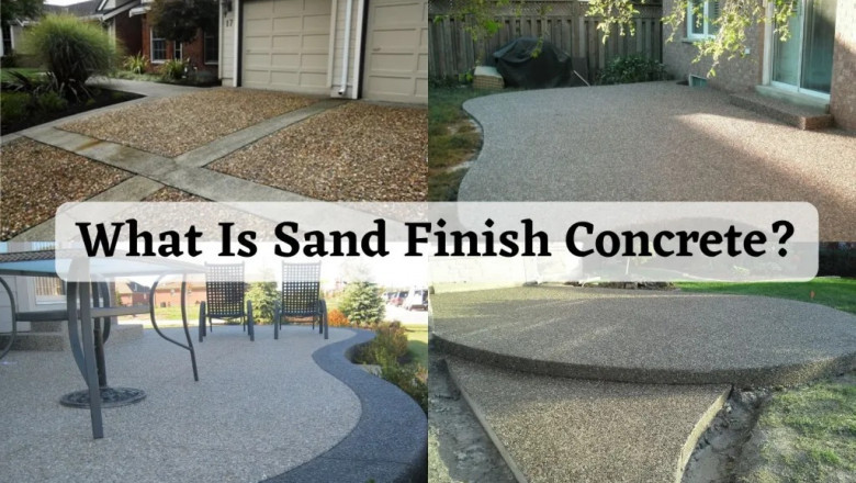 Sand Finish Concrete
