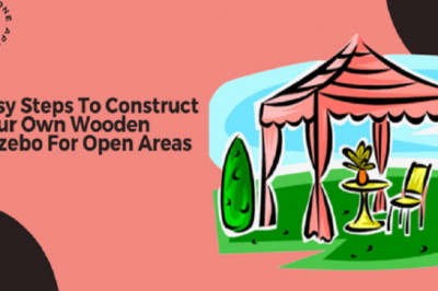 Easy Steps To Construct Your Own Wooden Gazebo For Open Areas