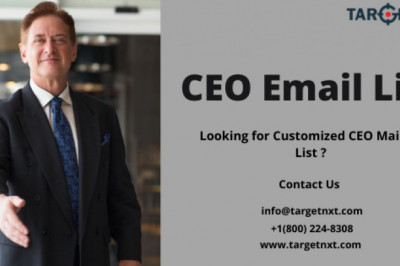 Opt-In CEO Email List | CEO Mailing Addresses | CEO Database