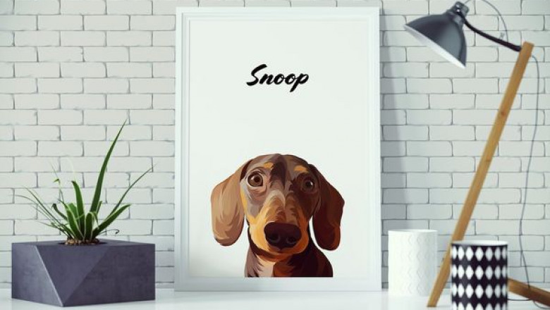 personalised pet portrait