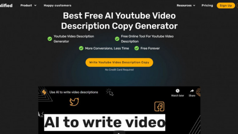 Youtube video description generator