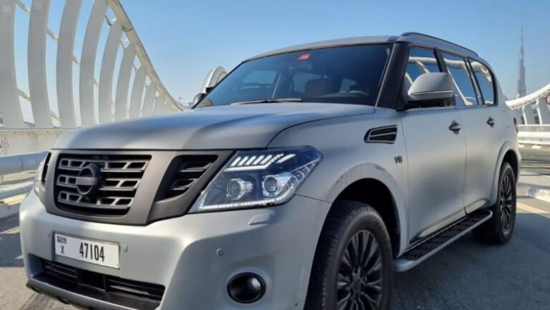 Lux Motors gives you the Golden Opportunity of Driving a Nissan Patrol Platinum in any part of the United Arab Emirates (UAE)