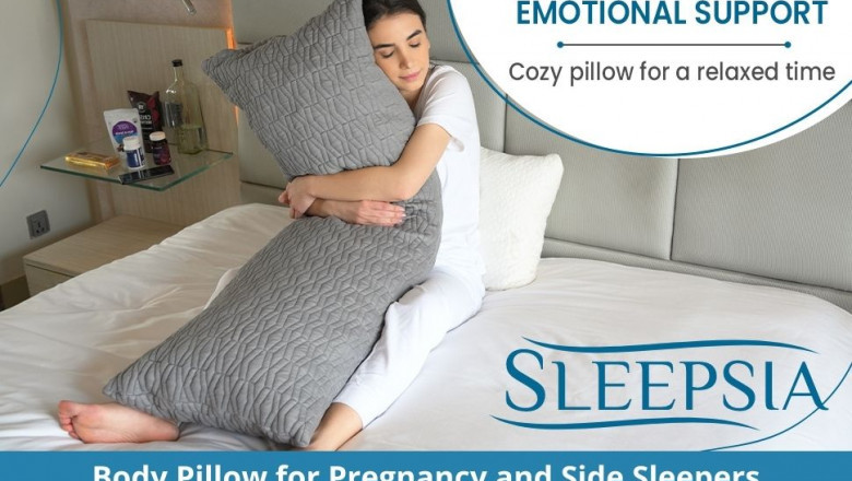 Body Pillow Shredded Memory Foam Essentials Pregnancy Pillow