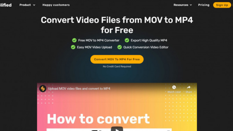Convert Video Files from MOV to MP4 for Free
