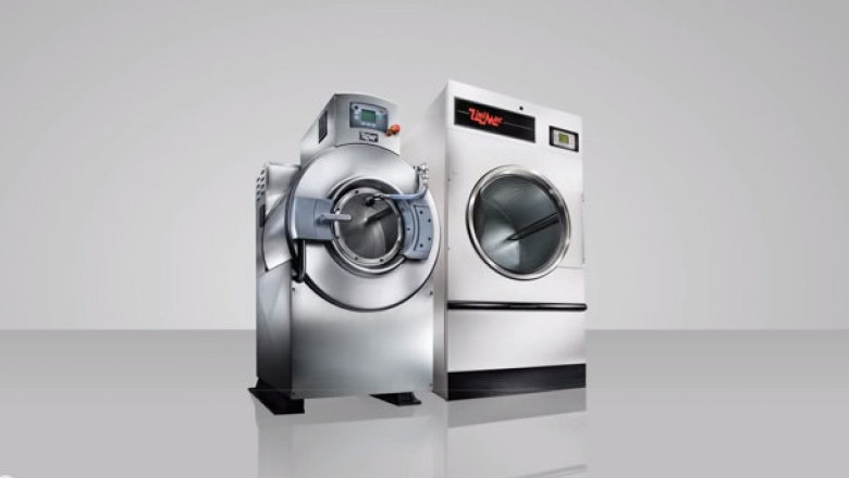 A commercial laundry equipment's design allows it to handle much higher laundry demands, even if use is all day long