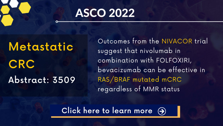 Encouraging results of nivolumab + bevacizumab + FOLFOXIRI in patients with RAS/BRAF mutations as a 1st Line treatment option