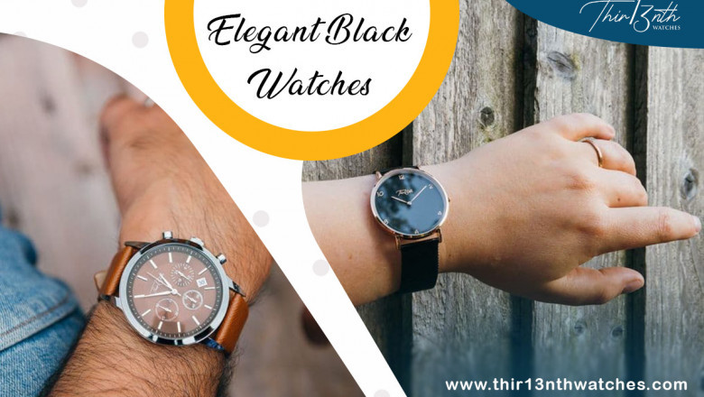 Fashion Benefits of Elegant Black Watches