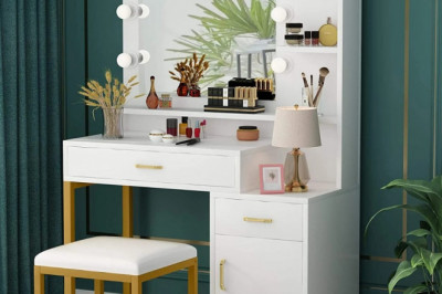 Dressing Table Design, Wardrobe Design With Dressing Table, Wooden Dressing Table Design | Furniture Online