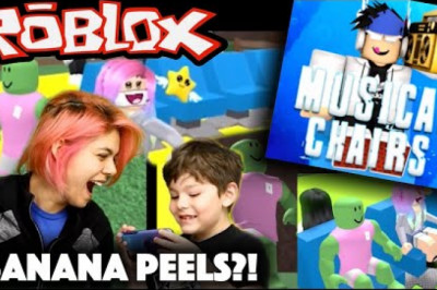 Banana Peels Sent Me FLYING in Musical Chairs!!