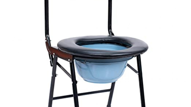 Foldable Toilet Seat with Bucket From Artecue