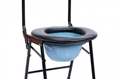 Foldable Toilet Seat with Bucket From Artecue
