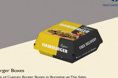 Stand Out from the Crowd with Custom Burger Boxes