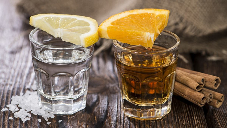 By distilling the fermented juice of the weber blue agave plant, tequila is a distilled spirit