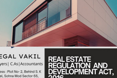 What is Real Estate REGULATION AND DEVELOPMENT ACT, 2016 at Legal Vakil.