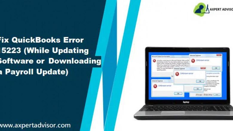 Fixation of QuickBooks Error Code 15223: Cause &amp; Solutions