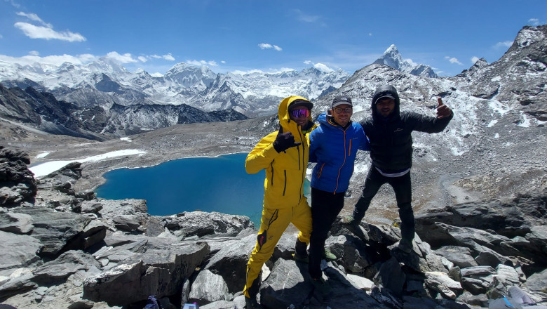 Want to experience what it feels like to stand on the lap of the highest mountain on earth?