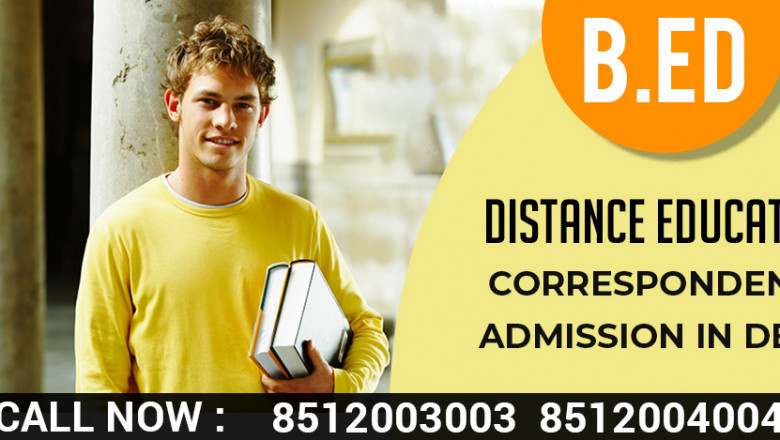 B.ed Distance Education Correspondence Admission 2022-2023 Delhi
