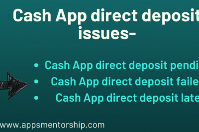 Cash App direct deposit pending- Apps Mentorship