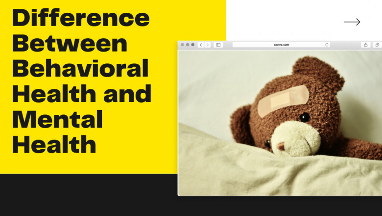 Difference between behavioral health and mental health